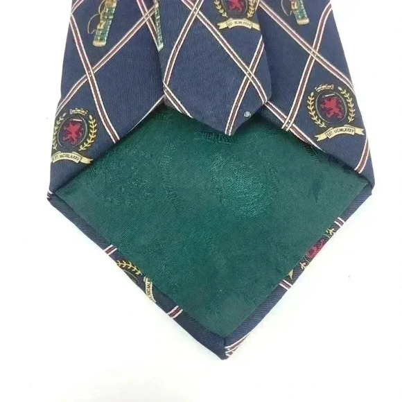 VINTAGE TOMMY HILFIGER GOLF SILK TIE NAVY BLUE 58” X 4” PREPPY CLASSIC - Picture 10 of 10